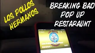 Breaking Bad Pop Up Restaurant in Glendale, Ca