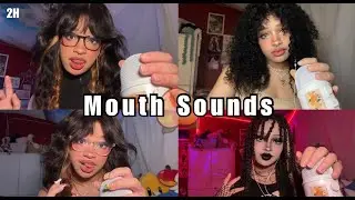 ASMR❤️ 1 Hour of Pure Mouth Sounds! Fast & Aggressive, Wet/dry, fluttering, NO MIDROLL NO TALKING