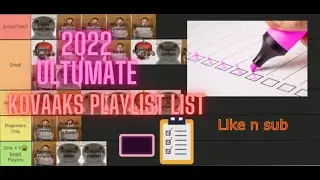 2022 ULTIMATE Kovaaks Playlist Tier List! (30 Playlists Ranked)