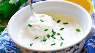 Чесночный соус | Универсальный соус к рыбе, мясу, картофелю, шаурме, пицце 