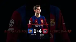 BAD DAYS FOR A KBFC💛 AND BARCA FAN💔😭| FC BARCELONA❤️💙 | Kerala Blasters💛 | Messi | YouTubeShorts |