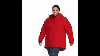 OUTDOOR RESEARCH WOMEN'S SNOW CREW JACKET CRANBERRY 1X -4X Product Video