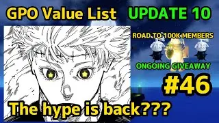 NEW GPO VALUE LIST UPDATE 10 #46 PIKA HYPE IS BACK? Revamp getting closer! + NEW FORMAT + GIVEAWAY!!