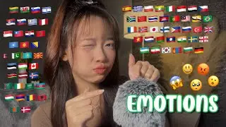 ASMR Emotions in 70 Different Languages (Find your language )