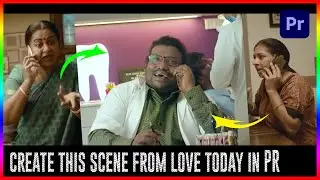 Created this tilt crop effect from love today movie in PR