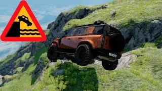Cars vs Cliff Drops #4 - BeamNG DRIVE | Chaos Roads