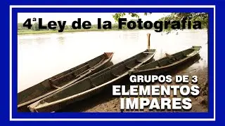 INTERÉS en los GRUPOS de TRES y elementos IMPARES. Leyes de la fotografia y la composición