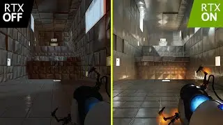 Portal RTX vs Original PC RTX 3080 Graphics Comparison | Gameplay 1:1 Comparison | 21:9 Aspect Ratio