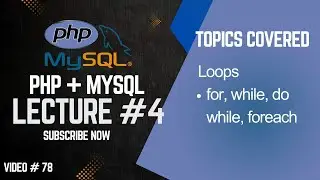 Master PHP Loops: For, While, Do-While, and Foreach Explained with Examples