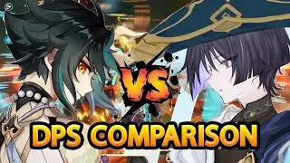 C0 Wanderer VS C0 Xiao DPS Comparison || Genshin Impact 3.3