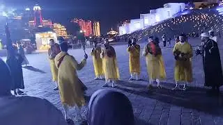 Qatar Eid music and dance live show outside Katara #qatar