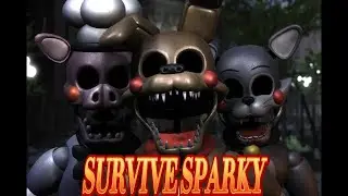 TRAPPED WITH GIANT ANIMATRONIC DOG SPARKY!!!| FNAF Welcome To Sparky's