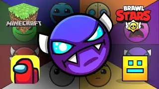 All FIRE IN THE HOLE OTHER GAME SOUND VERSIONS | GEOMETRY DASH ANIMATION