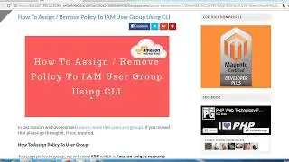 How To Assign Remove Policy To IAM User Group Using CLI