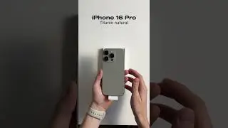 iPhone 16 Pro! Titanio Natural 🩶🌟