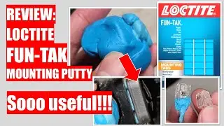 REVIEW: Loctite FUN-TAK Mounting Putty - Soo Useful!  Life hacks! Mounting and Cleaning!