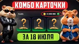 КОМБО КАРТЫ за 18-19 ИЮЛЯ в Хамстер Комбат