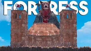 I Lived in an Armored Fortress on a 500 pop server - Rust