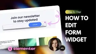 [Elementor Pro Tutorial] How to Edit Form Widget