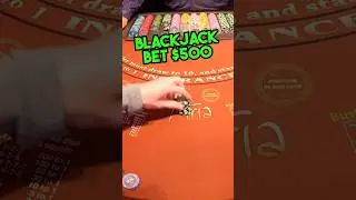 $500 blackjack bet at Aria #Blackjack #Casino  Note: I receive benefits like comped rooms from MGM