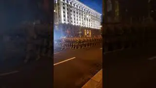 После репетиции парада на Крещатике, военные спели Путин х@йло