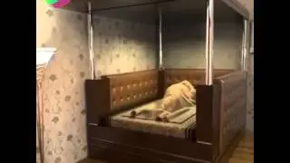 Safe  bed for earthquake