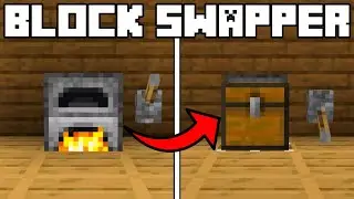 🦅 Minecraft Bedrock 1.20 | EASY BLOCK SWAPPER TUTORIAL!