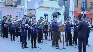 Концерт сводного образцового духового оркестра г. п. Новоельня в Дятлово