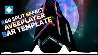 How to make rgb split effect and bar in aveeplayer || Rgb split effect aveeplayer template download