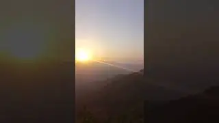 #Sunrise view from Kunjapuri temple 2. #india #rishikesh #nature #mountains #sun #himalayas.
