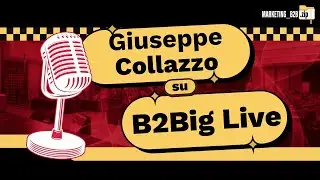 Intervista Giuseppe Collazzo su B2Big Live - ALFA ENGINEERING