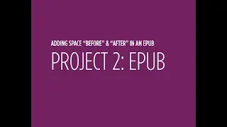 Space Before and After Paragraph ePub