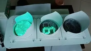 Luz de señal de tráfico con carcasa de aluminio de 300 mm