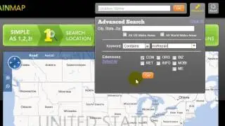 GEO Godaddy - Neat free tool - GEO Domain Map