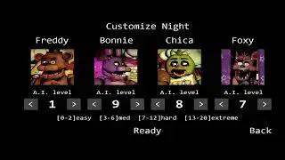 Как вызвать золотого Фредди во fnaf 1