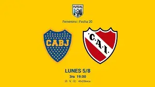 FUTSAL AFA ♀️ 3ra | Fecha 20 | Boca Juniors 🆚 Independiente