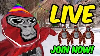 🔴 GORILLA TAG CHRISTMAS WITH VIEWERS🎅🎄| LIVE!! MINIGAMES👍