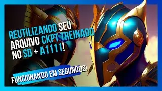 Reutilizando Modelo CKPT Treinado no Stable Diffusion - Automatic 1111 - simples e rápido!