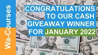 Congratulation to Rea Dequito, Winner of the Cash Give Away for the Month of January 2022