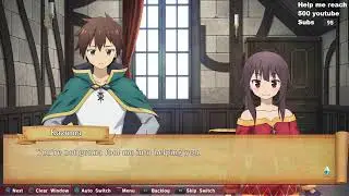 Playing the Konosuba Visual Novel!