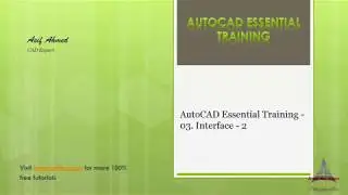 Bangla AutoCAD Tutorial || Essential CAD Training  01 Interface -01