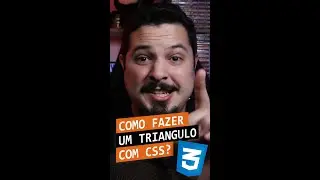 Como fazer um triangulo com CSS?