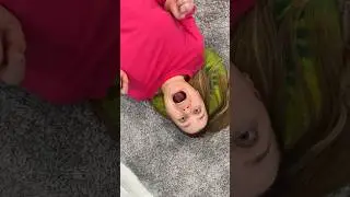 She's trying to help him 😂 #shorts #funny #tiktok #comedy #lerochka