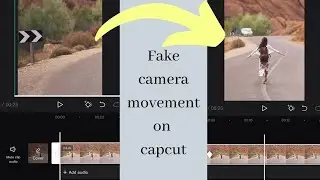 How to add fake camera movement on capcut #capcutedit