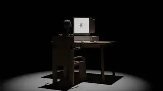 Skelling Man Enjoys Funny Video