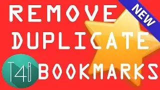 Delete Duplicate Bookmarks in 2 minute