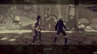 Raiden Shogun from Genshin Impact in NieR: Automata