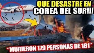 ¡AVION EN COREA DEL SUR! 🙏 179 Muertos en el Accidente Más Devastador de 2024 🕊️ Fuente Fiable