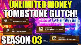 (SEASON 3) SOLO TOMBSTONE GLITCH...UNLOCK ALL SCHEMATICS & MONEY!! STASH GLITCH NOT NEEDED...