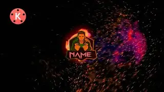 How to make slide fire spark logo intro with KineMaster